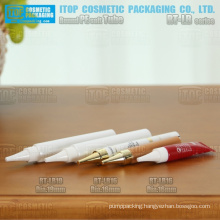 small size 16mm and 19mm diameter tail sealed or unsealed the most flexible packaging makeup tube